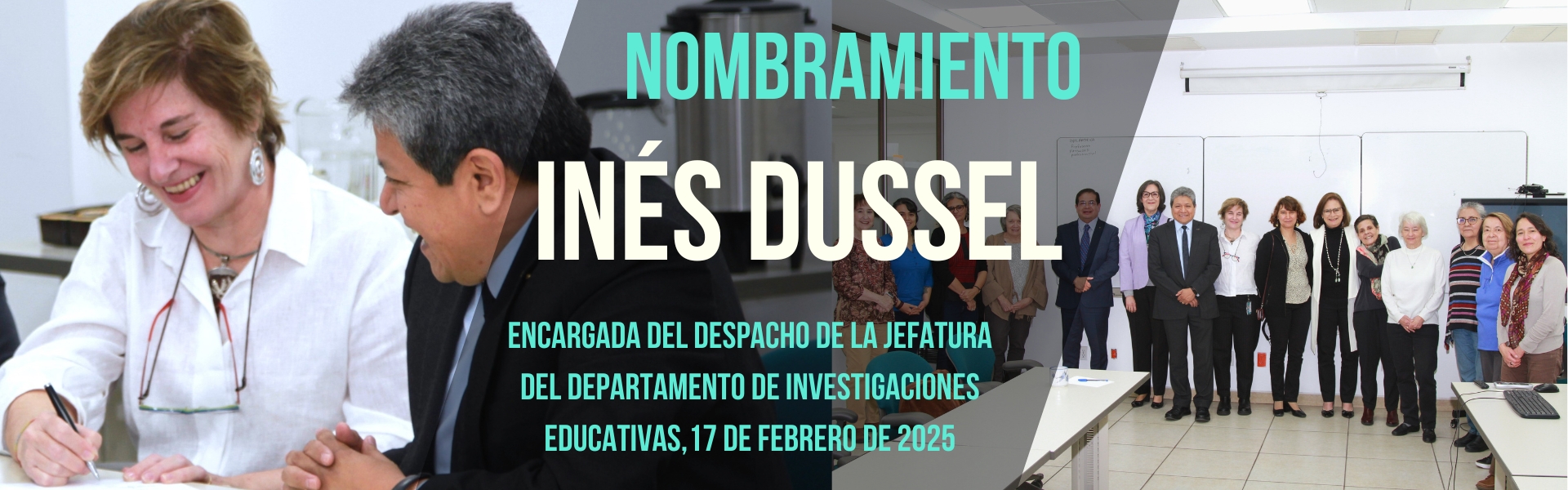 Inés Dussel. Encargada del Despacho de la Jefatura del Departamento de Investigaciones Educativas