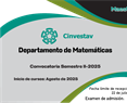 Admisión a Maestría