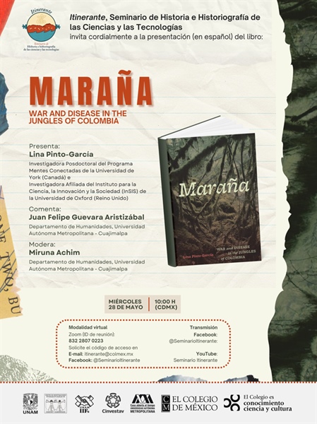 Presentación del libro: Maraña. War and disease in the jungles of Colombia