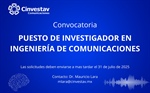 Puesto de Investigador en Ingeniería de Comunicaciones