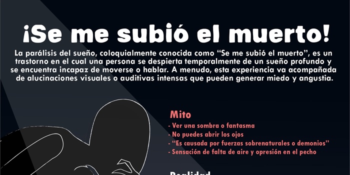 ¡Se me subió el muerto!
