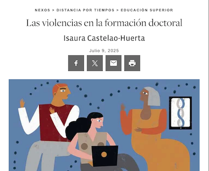 Artículo. Las violencias en la formación doctoral