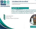 Taller 2: Diseño e implementación de trayectorias hipotéticas de aprendizaje (THA) en el marco de la investigación de diseño de aula, con base en experiencias recientes en la enseñanza del cálculo