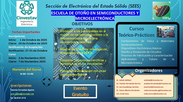 Escuela de Otoño en Semiconductores y Microelectrónica 2025