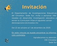 Invitación para interesados en la investigación educativa