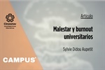 Artículo. Malestar y burnout universitarios