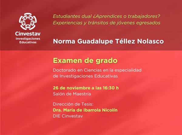 Examen de grado de Doctorado