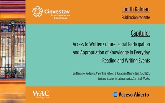 Capítulo. Access to Written Culture: Social Participation and Appropriation of Knowledge in Everyday Reading and Writing Events