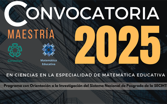 MAESTRÍA EN CIENCIAS EN LA ESPECIALIDAD DE MATEMÁTICA EDUCATIVA