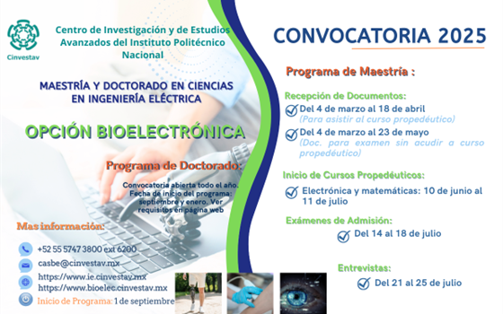 Convocatoria IE Bioelectrónica 2025
