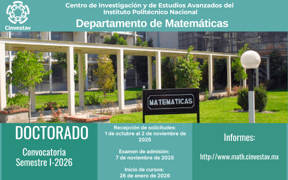 Admisión al doctorado en matemáticas