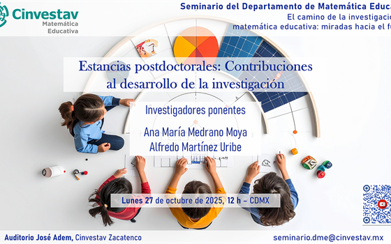 Seminaro del Departamento de Matemática Educativa