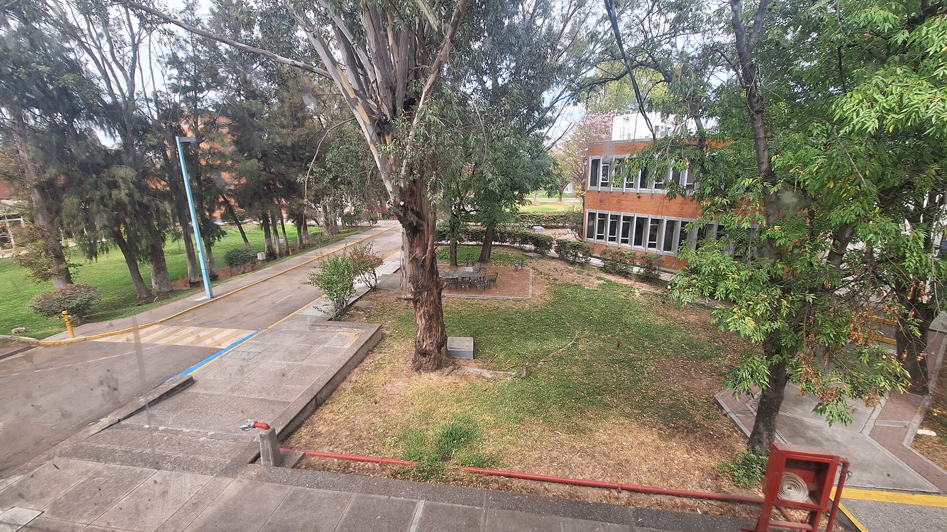 Vista desde el cuarto de lavado